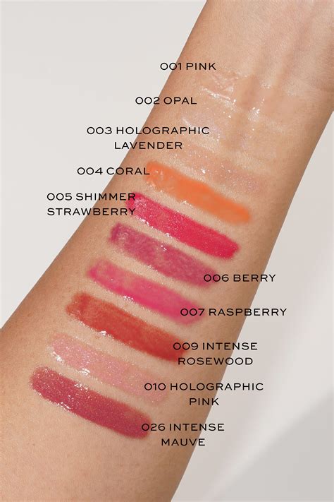 dior lip glow pink dior mania|Dior lip gloss color chart.